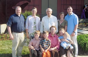 Sharon with family